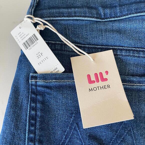 Lil Mother Jeans (NWT) - Lil' Weekender-Wash: Nip It In The Butt-Size 33P - Picture 4 of 9